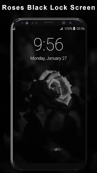 Play Black Roses Lock Screen  and enjoy Black Roses Lock Screen with UptoPlay