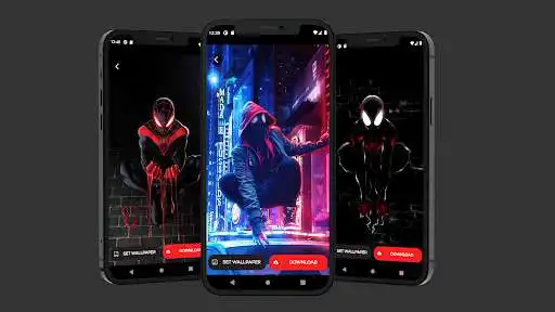 Play Black Spider X Man Wallpaper  and enjoy Black Spider X Man Wallpaper with UptoPlay