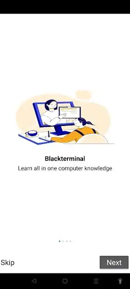 Play Blackterminal -Learning App as an online game Blackterminal -Learning App with UptoPlay