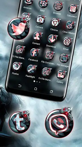 Play Black Warrior Horse Launcher Theme as an online game Black Warrior Horse Launcher Theme with UptoPlay