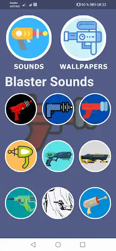 Play Blaster Sounds and Wallpapers as an online game Blaster Sounds and Wallpapers with UptoPlay