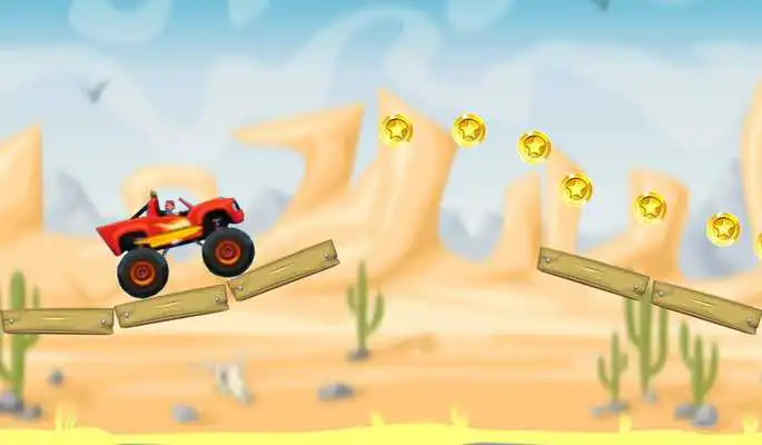 Play blaze monster car : city race