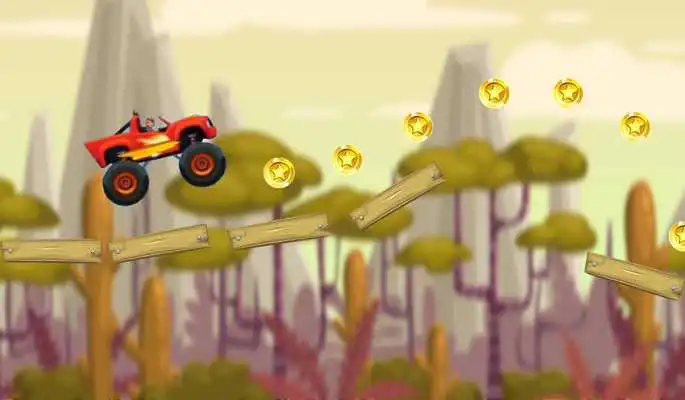 Play blaze monster car : city race