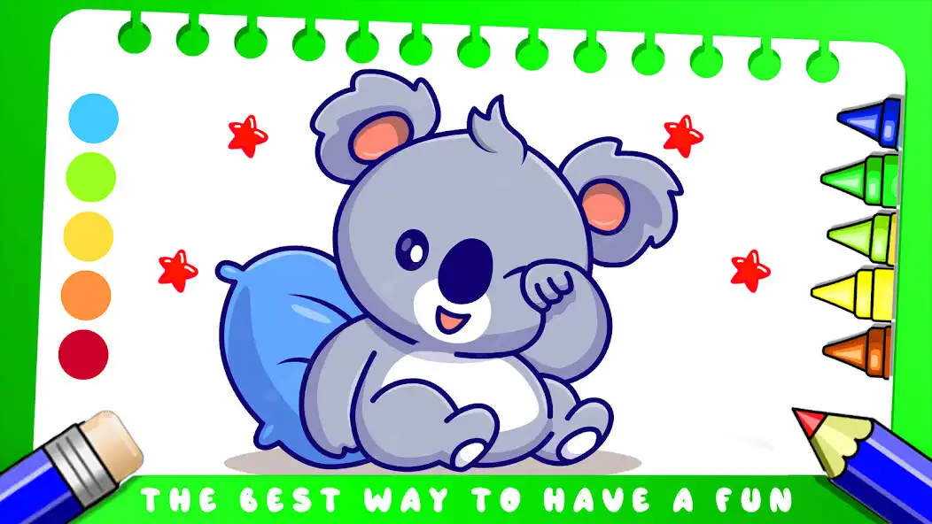 Play Bleu Koala Coloring Book  and enjoy Bleu Koala Coloring Book with UptoPlay