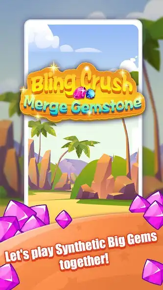 Play Bling Crush: Merge Gemstone  and enjoy Bling Crush: Merge Gemstone with UptoPlay