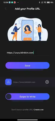 Play Blinkkin - NFC Tag Writer/Reader as an online game Blinkkin - NFC Tag Writer/Reader with UptoPlay