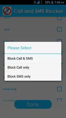 Play Block Call and SMS