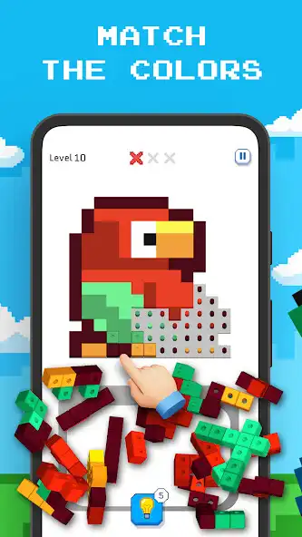 Play Blockin Color - Block Puzzle as an online game Blockin Color - Block Puzzle with UptoPlay