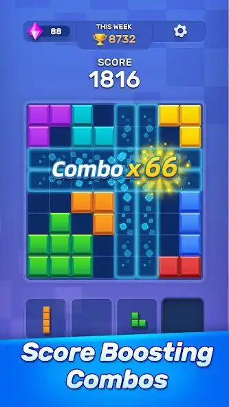 Play Block Puzzle:Color Blast as an online game Block Puzzle:Color Blast with UptoPlay