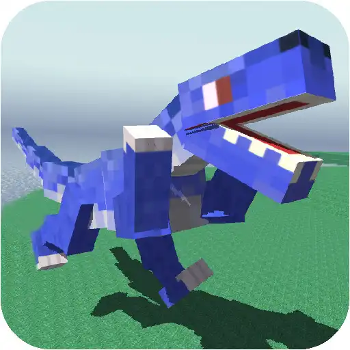 Play Blocky Dino Park: Raptor Attack APK