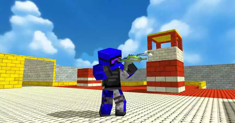 Play Blocky Gun Paintball