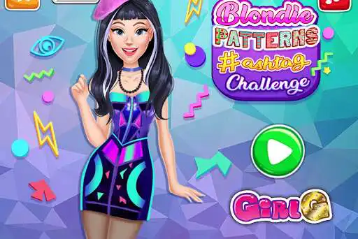 Play Blondie Patterns Hashtag Challenge - Dress up game  and enjoy Blondie Patterns Hashtag Challenge - Dress up game with UptoPlay