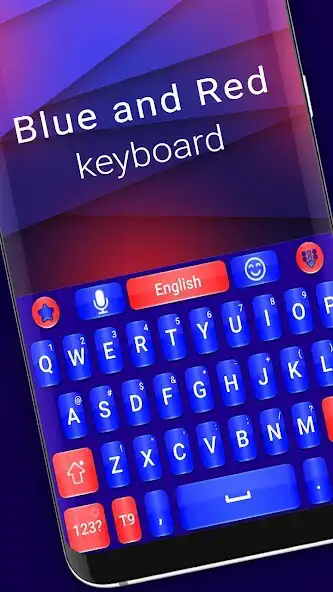 Play Blue and red keyboard theme