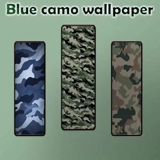 Play Blue camo wallpaper APK