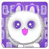 Free play online Blue Cute Fluffy Cat Keyboard APK