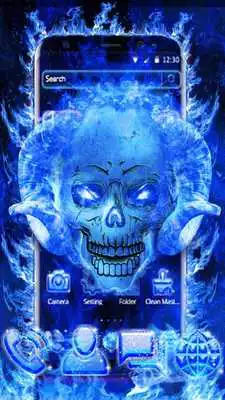 Play Blue Fire Skull