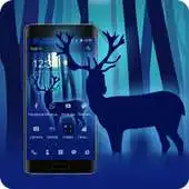 Free play online Blue Forest Deer Theme APK