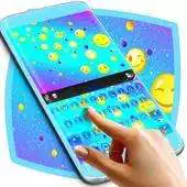 Free play online Blue Glitter Keyboard APK