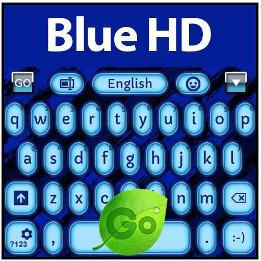 Free play online Blue HD Keyboard  APK