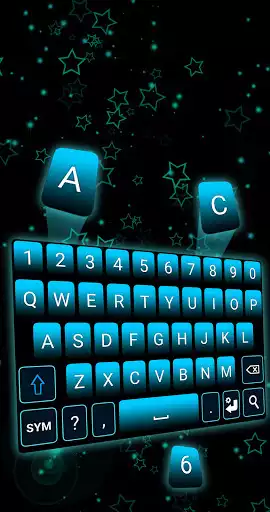 Play Blue Keyboard  and enjoy Blue Keyboard with UptoPlay