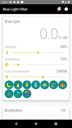 Play Blue light filter - Night mode  and enjoy Blue light filter - Night mode with UptoPlay