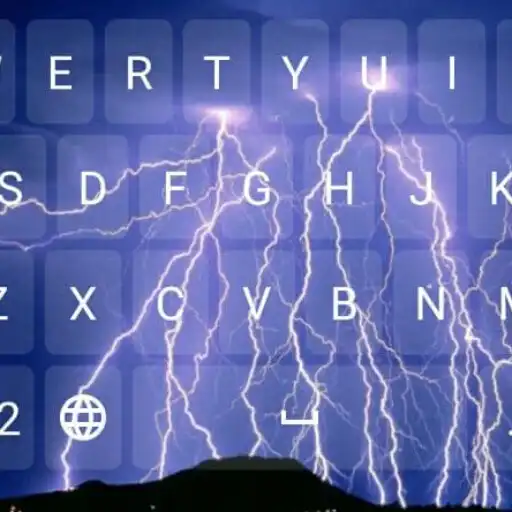 Play Blue Lightning Keyboard Theme APK