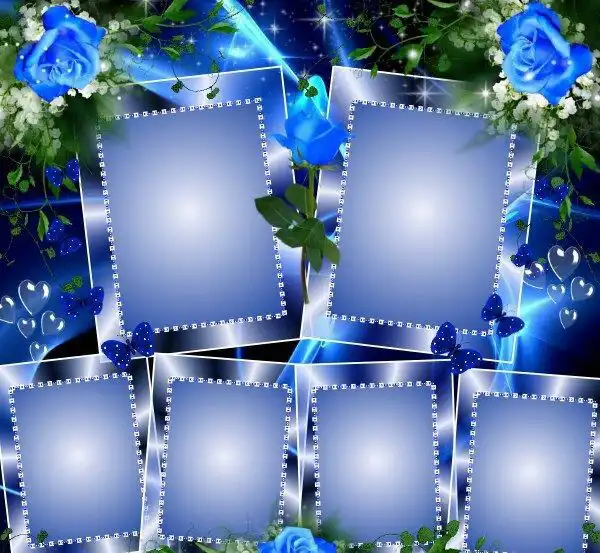 Play blue picture frames as an online game blue picture frames with UptoPlay