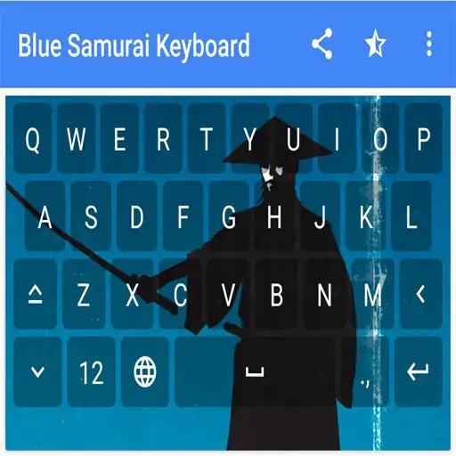 Play Blue Samurai Keyboard Theme APK