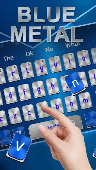 Play Blue Silver Metal Keyboard Theme as an online game Blue Silver Metal Keyboard Theme with UptoPlay