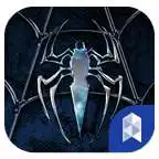 Free play online Blue Spider Launcher theme  APK