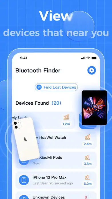 Play Bluetooth Finder: Track Device as an online game Bluetooth Finder: Track Device with UptoPlay