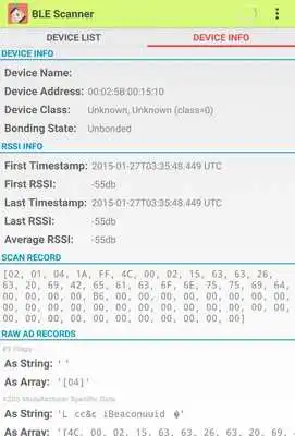 Play Bluetooth Low Energy Scanner