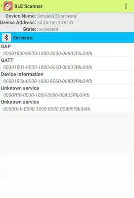 Play Bluetooth Low Energy Scanner