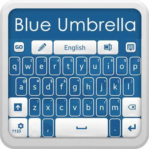 Free play online Blue Umbrella Keyboard  APK