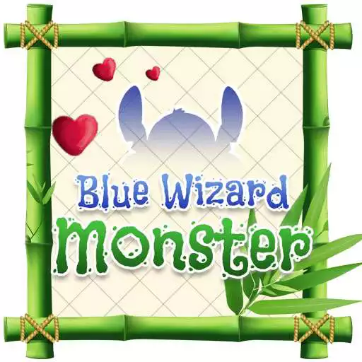 Free play online Blue Wizard Monster Theme&Emoji Keyboard  APK