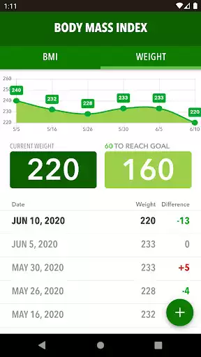 Play BMI Weight Tracker as an online game BMI Weight Tracker with UptoPlay