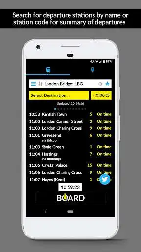 Play Board - Live Train Times  and enjoy Board - Live Train Times with UptoPlay