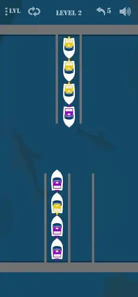 Play BoatSort: Boat Parking Puzzle as an online game BoatSort: Boat Parking Puzzle with UptoPlay