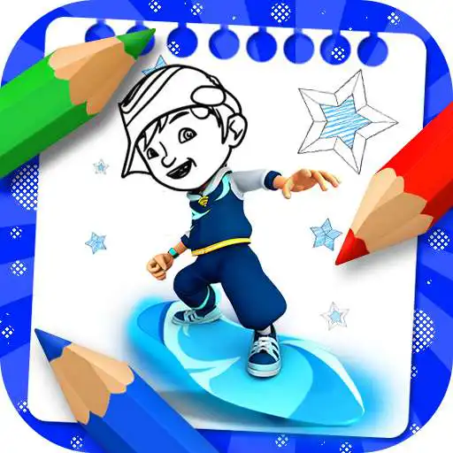 Play Boboiboy coloring cartoon game APK