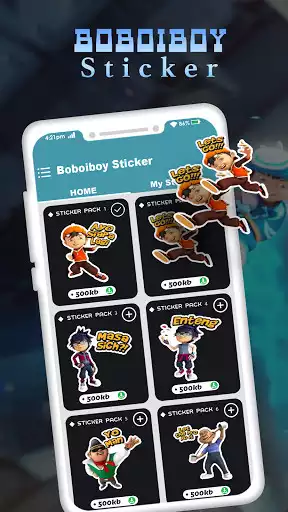 Play BoBoiBoy Stickers For WhatsApp  and enjoy BoBoiBoy Stickers For WhatsApp with UptoPlay