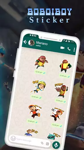 Play BoBoiBoy Stickers For WhatsApp as an online game BoBoiBoy Stickers For WhatsApp with UptoPlay