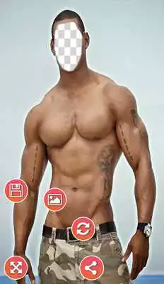 Play Body Builder Face Changer