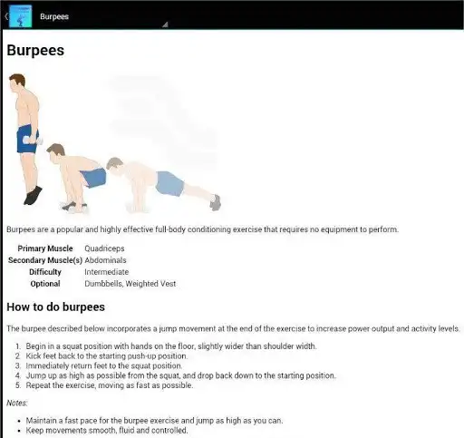 Play Bodyweight Workouts as an online game Bodyweight Workouts with UptoPlay