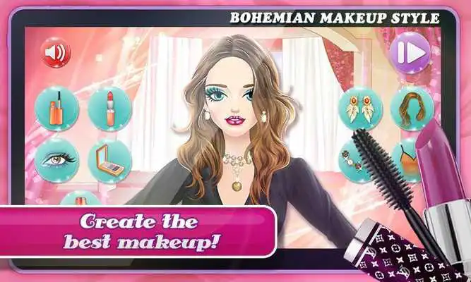 Play Bohemian Makeup: Exotic Style