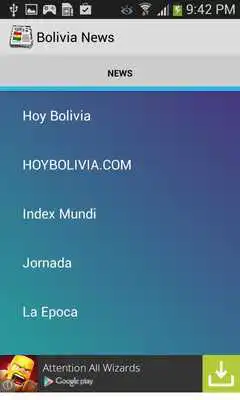 Play Bolivian News