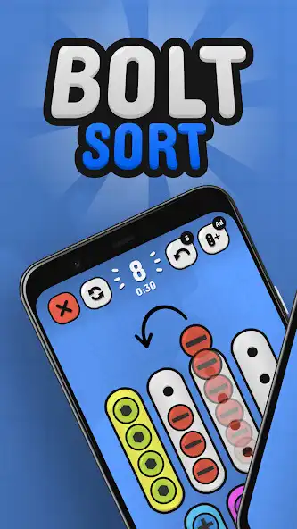 Play Bolt Sort: Color Sort Puzzle  and enjoy Bolt Sort: Color Sort Puzzle with UptoPlay