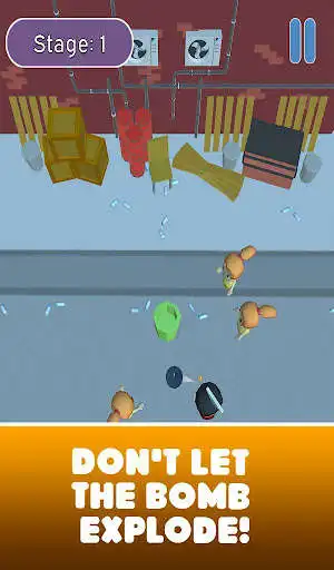 Play Bombastic Throw 3D as an online game Bombastic Throw 3D with UptoPlay