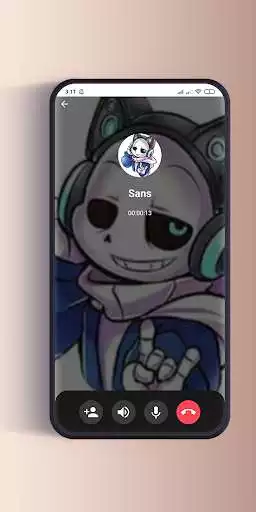 Play Bonetale Sans - funny Call undertale simulator as an online game Bonetale Sans - funny Call undertale simulator with UptoPlay