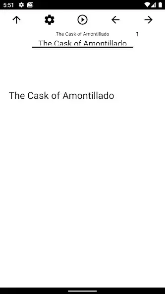 Play Book, The Cask of Amontillado  and enjoy Book, The Cask of Amontillado with UptoPlay