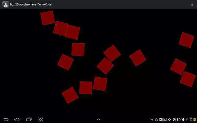 Play Box 2D Accelerometer Demo Code